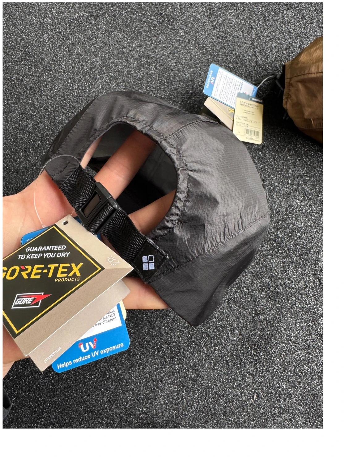 หมวกแก๊ปกันน้ำ Montbell Gore-Tex OD Cap ของใหม่ ของแท้ พร้อมส่งจากไทย หมวกกันน้ำ