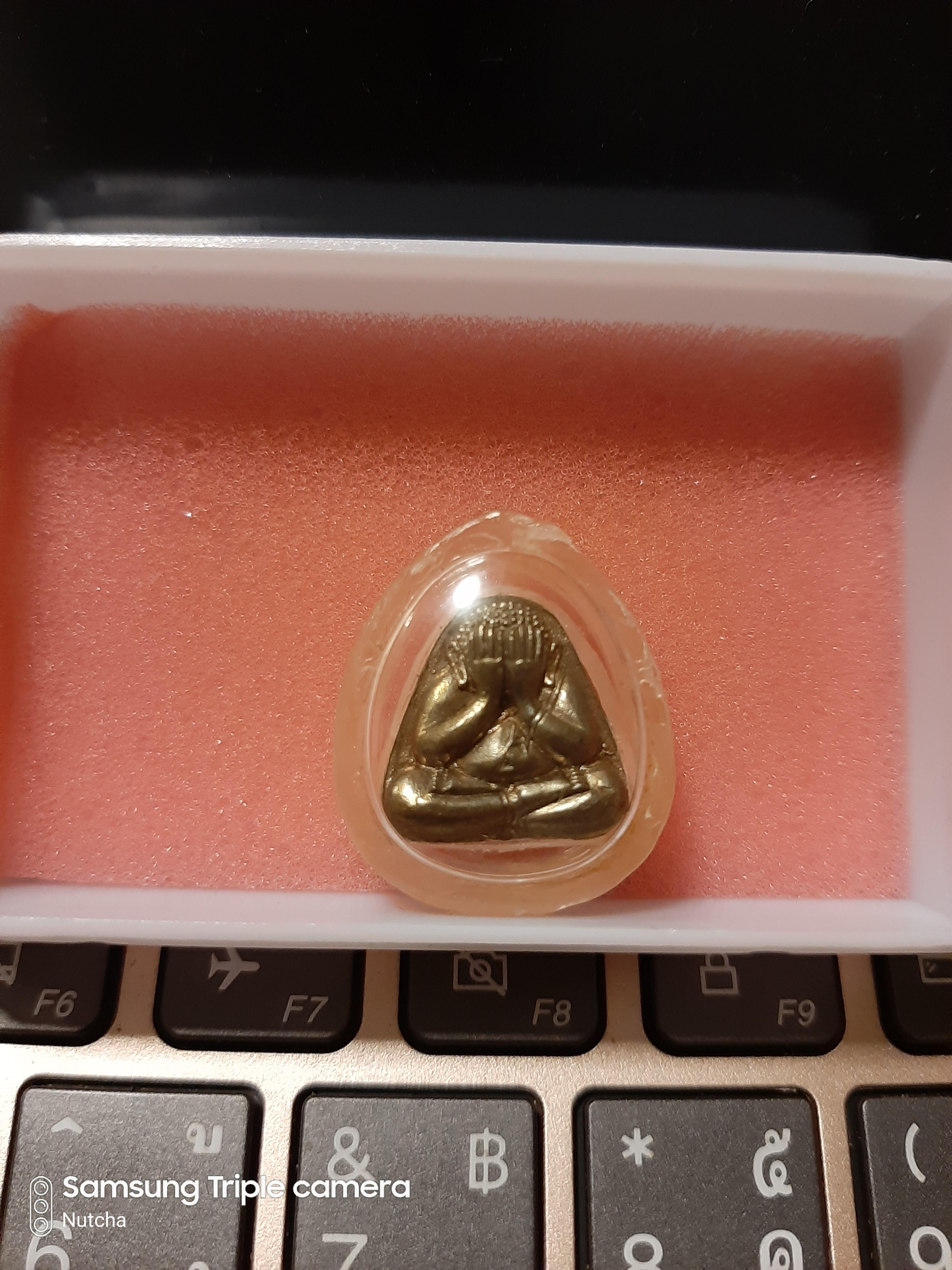 องค์ 7 พระปิดตามหาเศรษฐีเงินล้าน เนื้อนวโลหะ (เต็มสูตร แก่ทอง) วัดท่าขนุน ปี 53