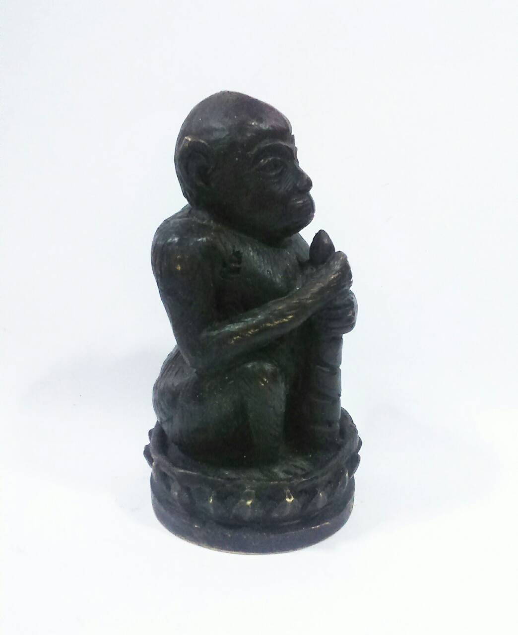 พญาวานรโลหะ ขนาดบูชา สีขาว ลพ.อนันต์ วัดบางพลีน้อย ปี 59