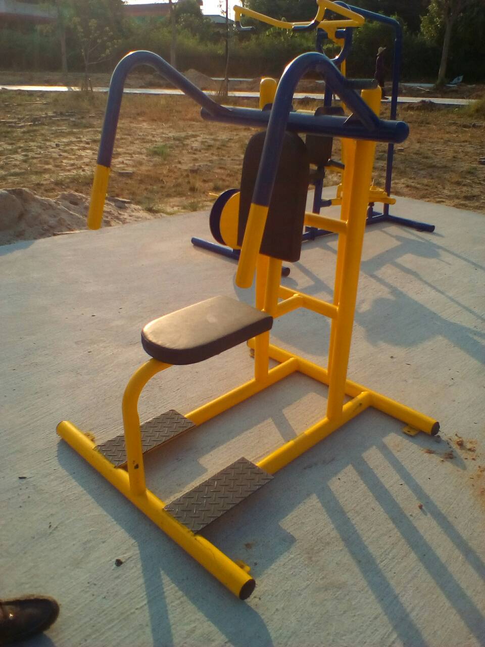 รหัส SM ผลงานติดตั้ง (อุบลราชธานี) เครื่องออกกำลังกายกลางแจ้ง