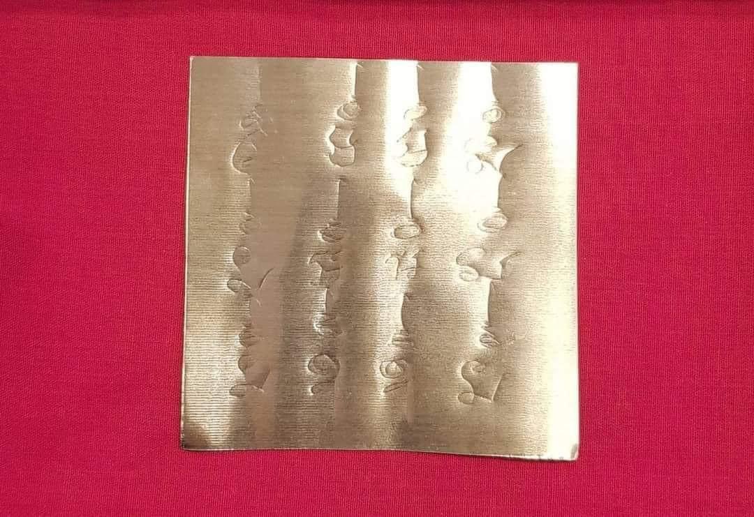 ตะกรุดจารมือ หลวงปู่ศิลา ปี 64