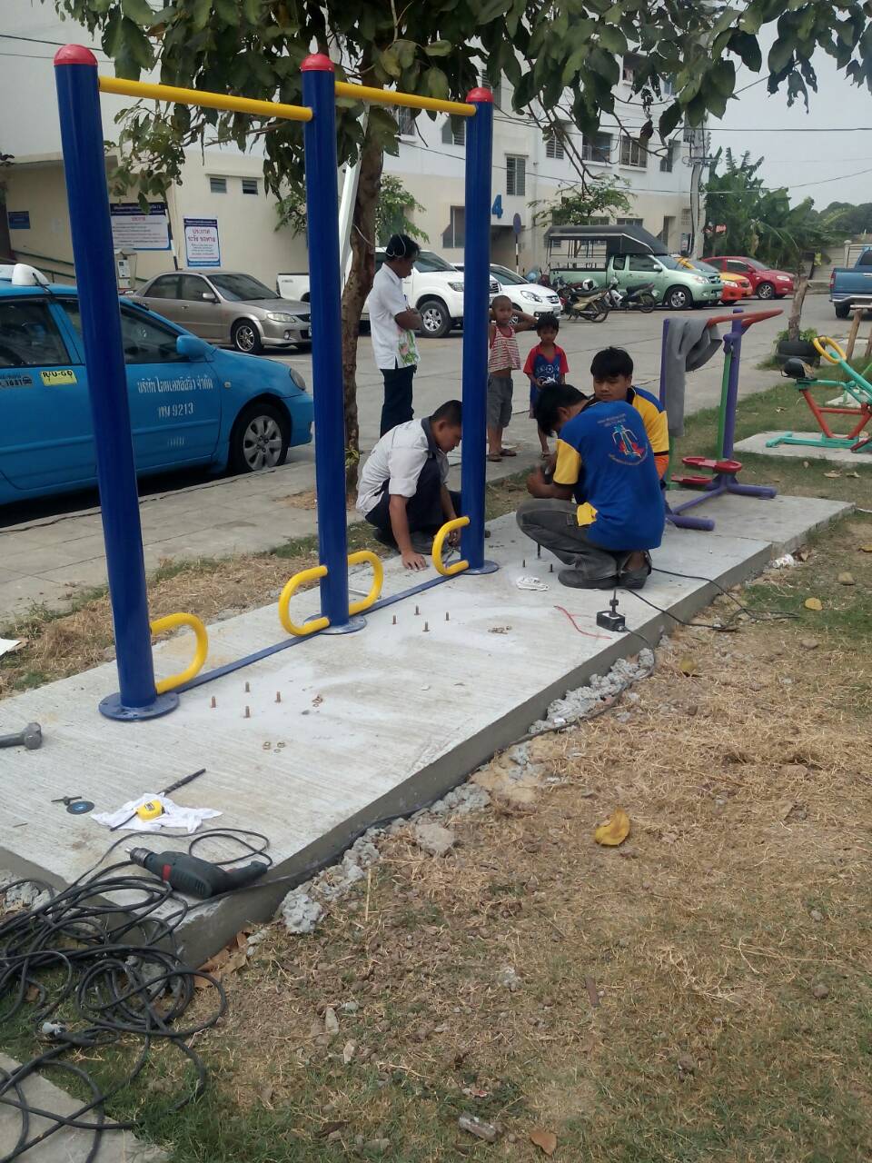 เครื่องออกกำลังกายกลางแจ้งห้วยขวาง