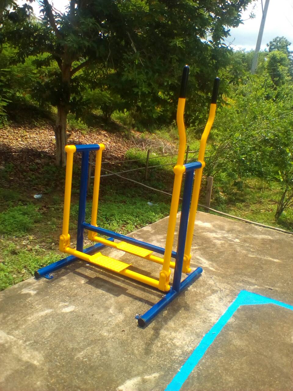 รหัส SM ผลงานติดตั้ง (ต.บางดี จ.ตรัง) เครื่องออกกำลังกายกลางแจ้ง