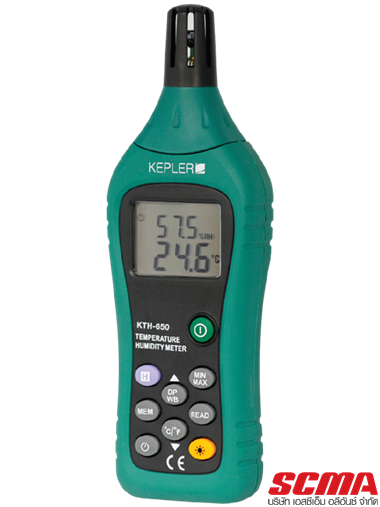 เครื่องวัดอุณหภูมิ-ความชื้นแบบพกพา KEPLER รุ่น KTH-650 (เลิกผลิตใช้รุ่น KTH-183 แทน)
