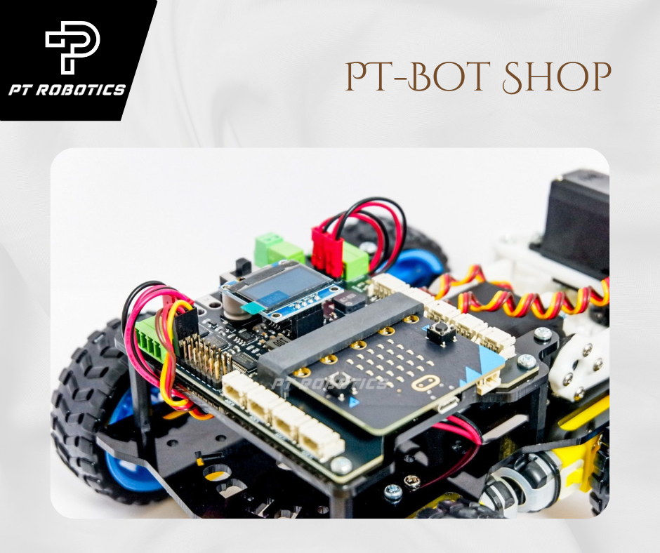 หุ่นยนต์บังคับมือไร้สาย Microbit