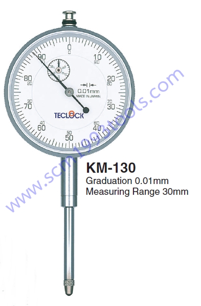 TECLOCK เทคลอค รุ่น KM-130 เกจตั้งศูนย์ ไดอัลเกจ DIAL GAUGE
