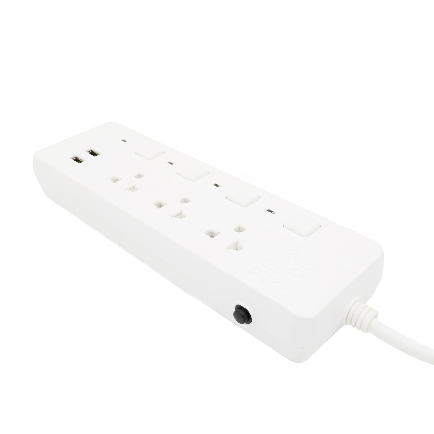ปลั๊กไฟ ปลั๊กพ่วง 3 ช่อง 4 สวิตซ์ 2usb ( 3.1A MAX ) 3 เมตร มาตรฐาน มอก. รุ่น P432U VOX