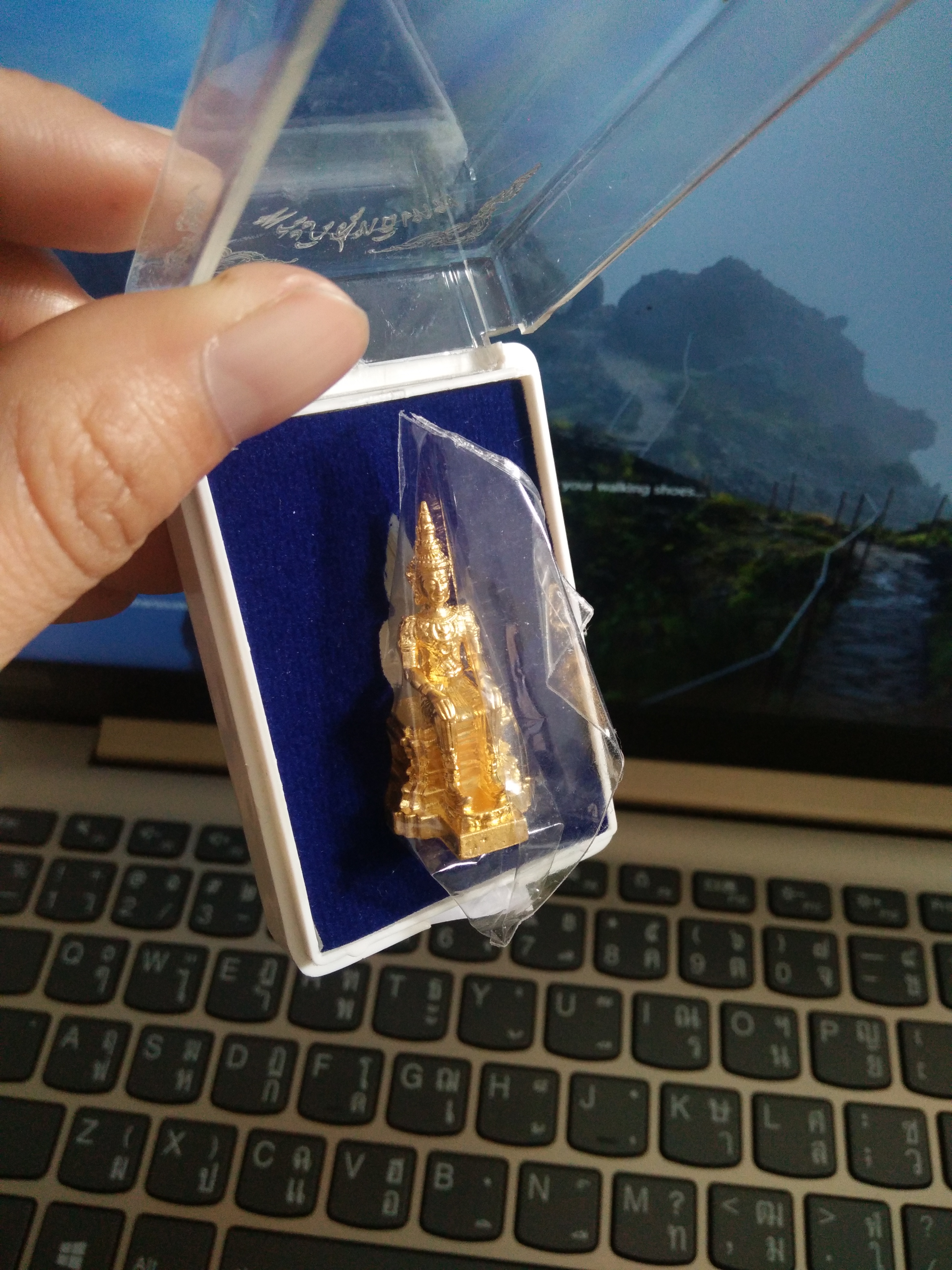 พระวิสุทธิเทพชุบทอง วัดพุทธพรหมยาน No.xxx ลพ.เล็ก ร่วมเสก