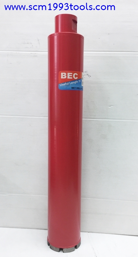 BEC บีอีซี โฮลซอเจาะพื้นคอนกรีต ยาว 450 มม. BEC holesaw for concrete CORE SHANK