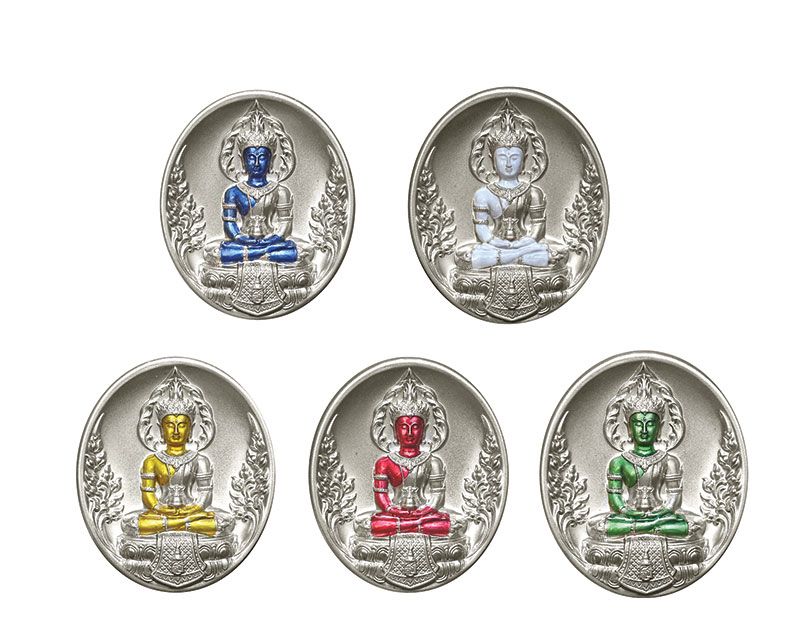 พระไภษัชยคุรุไวฑูรยประภาตถาคตพุทธเจ้า เนือเงิน ปี ๖๕ สมเด็จพระสังฆราชสกลมหาสังฆปริณายก