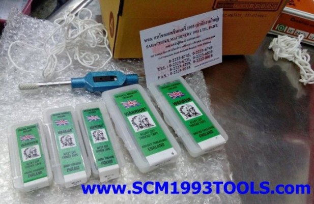 WARRIOR ต๊าปเกลียว ดอกต๊าปตัวผู้ ตราคนป่า มิลลิเมตร THREAD TAPS