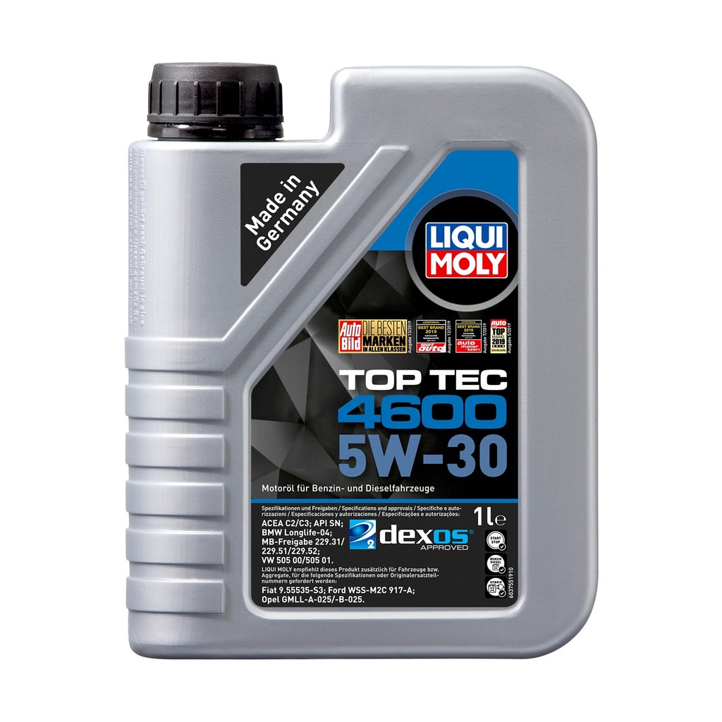 Liqui Moly Top Tec 4600 5W-30 เบนซินและดีเซลมี DPF 1 ลิตร