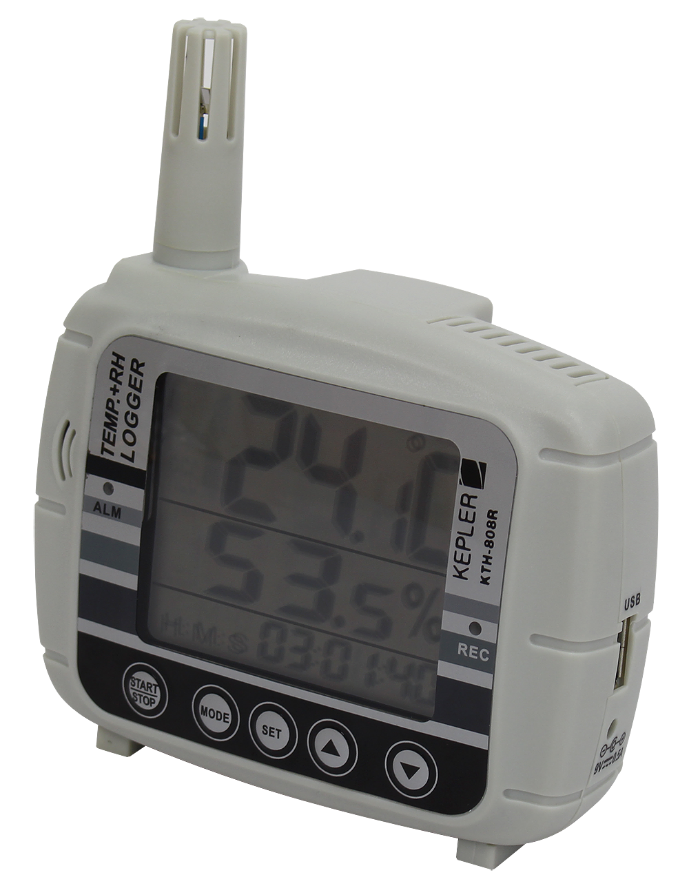 เครื่องวัดบันทึกอุณหภูมิและความชื้น KEPLER รุ่น KTH-808R :Temperature&Humidity Data Logger