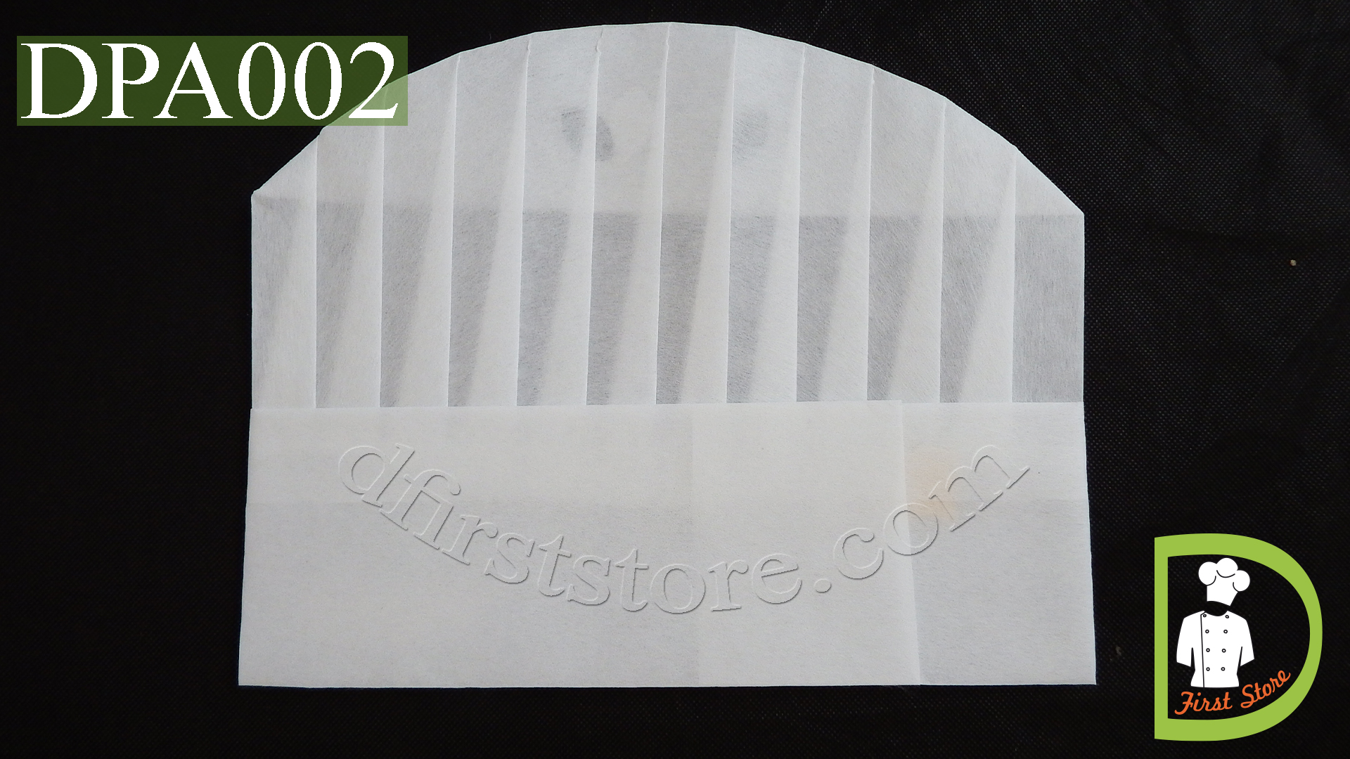 DPA002 Disposable Chef Hat 20 pieces หมวกเชฟกระดาษ 20ชิ้น