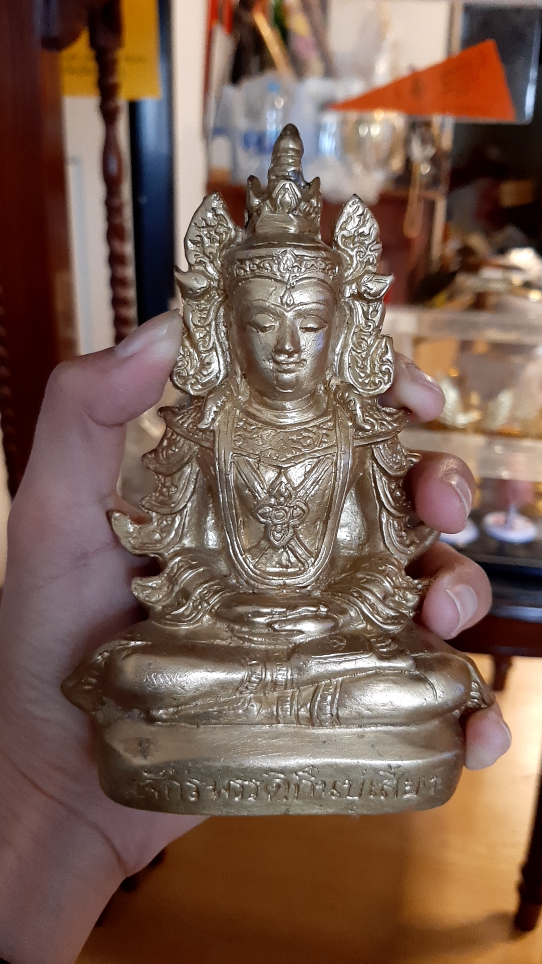 พระบูชาจักรพรรดิ์กิมบ่เซี้ยง หลวงตาม้า หน้าตัก 3 นิ้ว