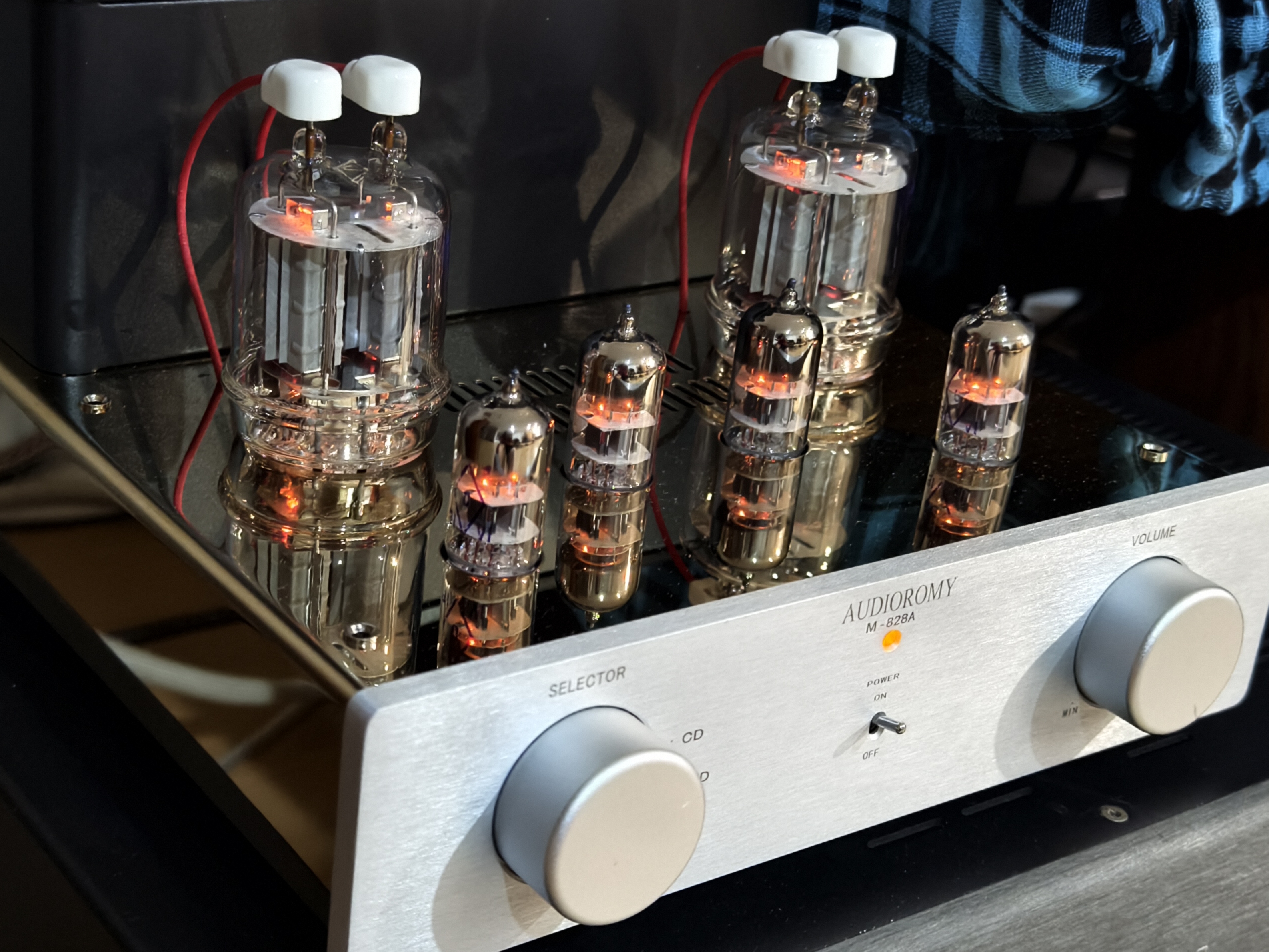 Audioromy M-828A แอมป์หลอด FU29 Class A - 60Watts - ร้านไทย พร้อมส่ง