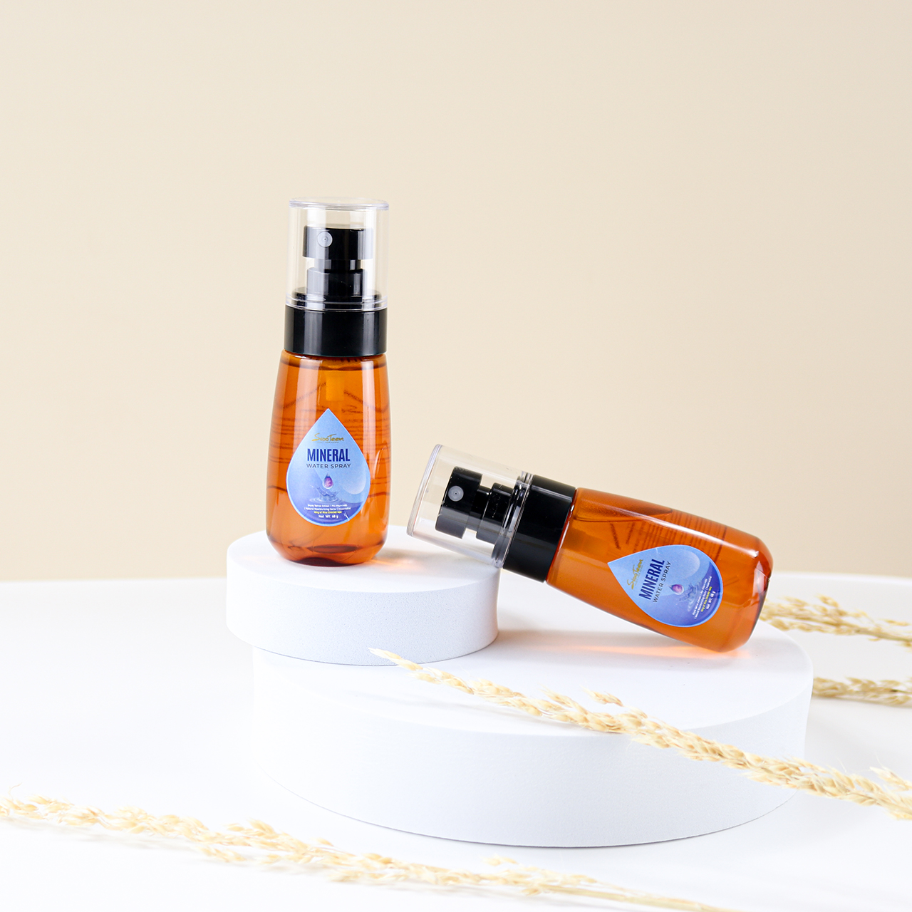 SIXTEEM MINERAL WATER SPRAY สเปรย์น้ำแร่ พญาข้าว + Vitamin B5