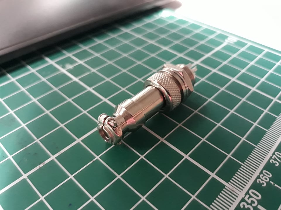 GX12 Male + Female 12mm Connector 4PIN