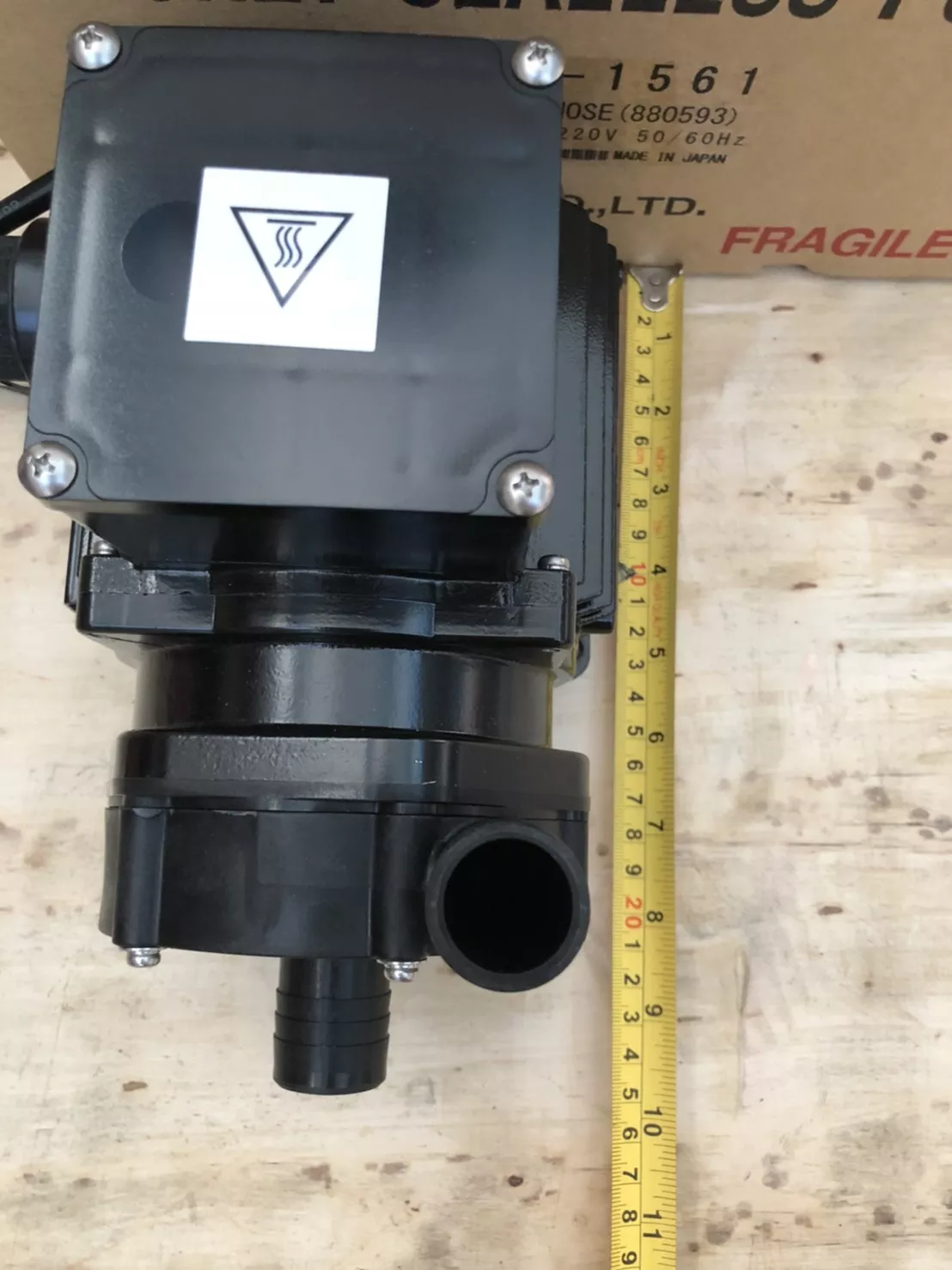 SANSO รุ่น PMD-1561 ปั๊มน้ำยาเคมี ใบพัดแม่เหล็ก MAGNET DRIVE SEALLESS PUMP