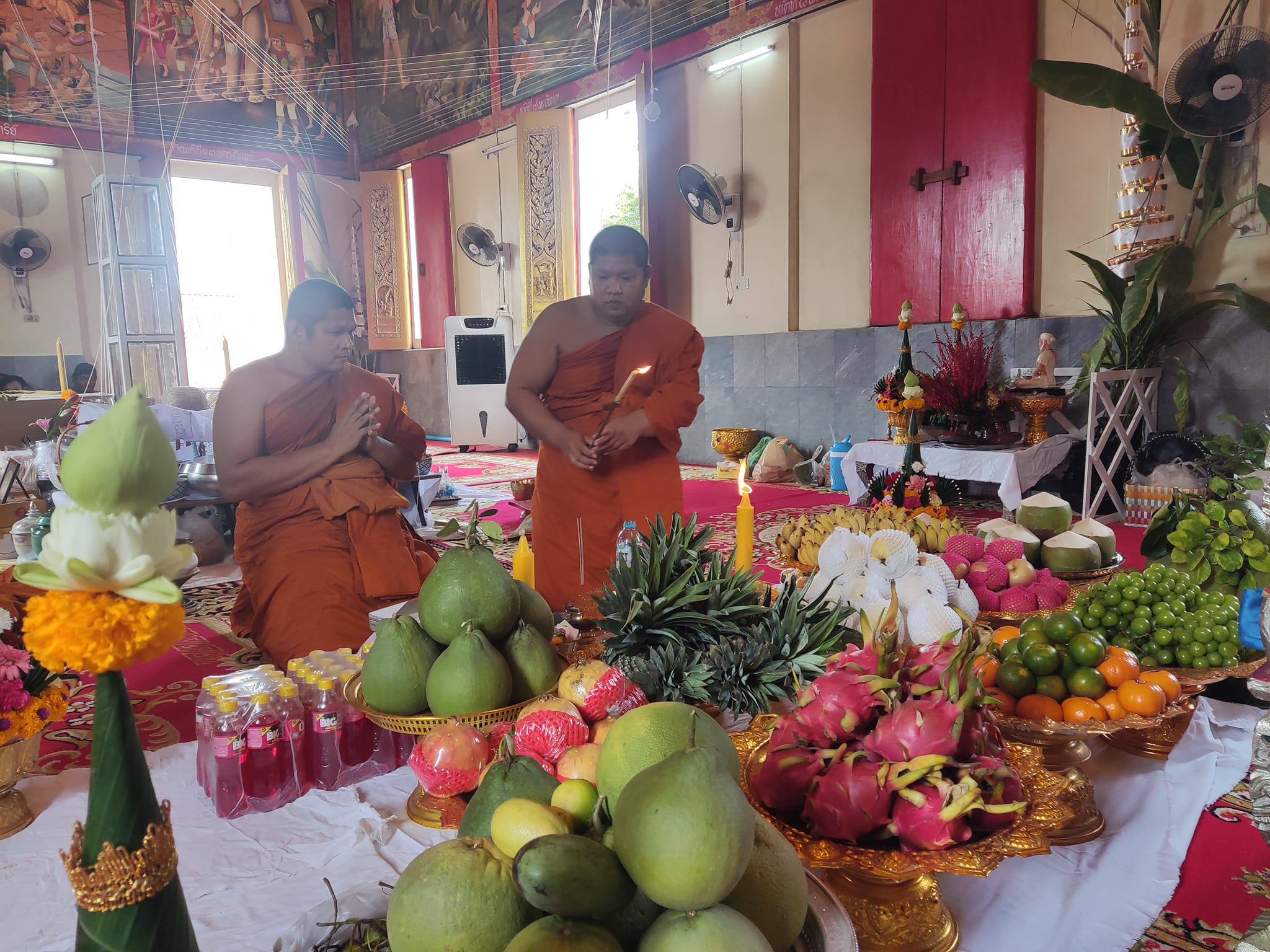 หุ่นพยนต์นำฤกษ์ 2 กร เสกเสาร์ 5 วัดบึงลาดสวาย