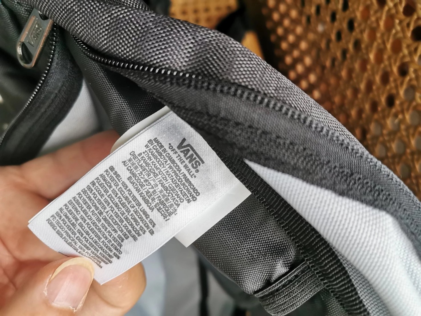 กระเป๋าเป้ Vans Old Skool lll Grey Checkerboard Backpack ของแท้ พร้อมส่ง จากไทย