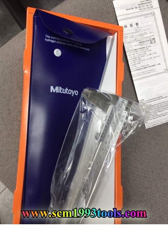 MITUTOYO มิตูโตโย 530-118 เวอเนียร์คาลิปเปอร์ 8 นิ้ว 0.02 มม. (1/1000 นิ้ว) ญี่ปุ่น คุณภาพดี vernier caliper