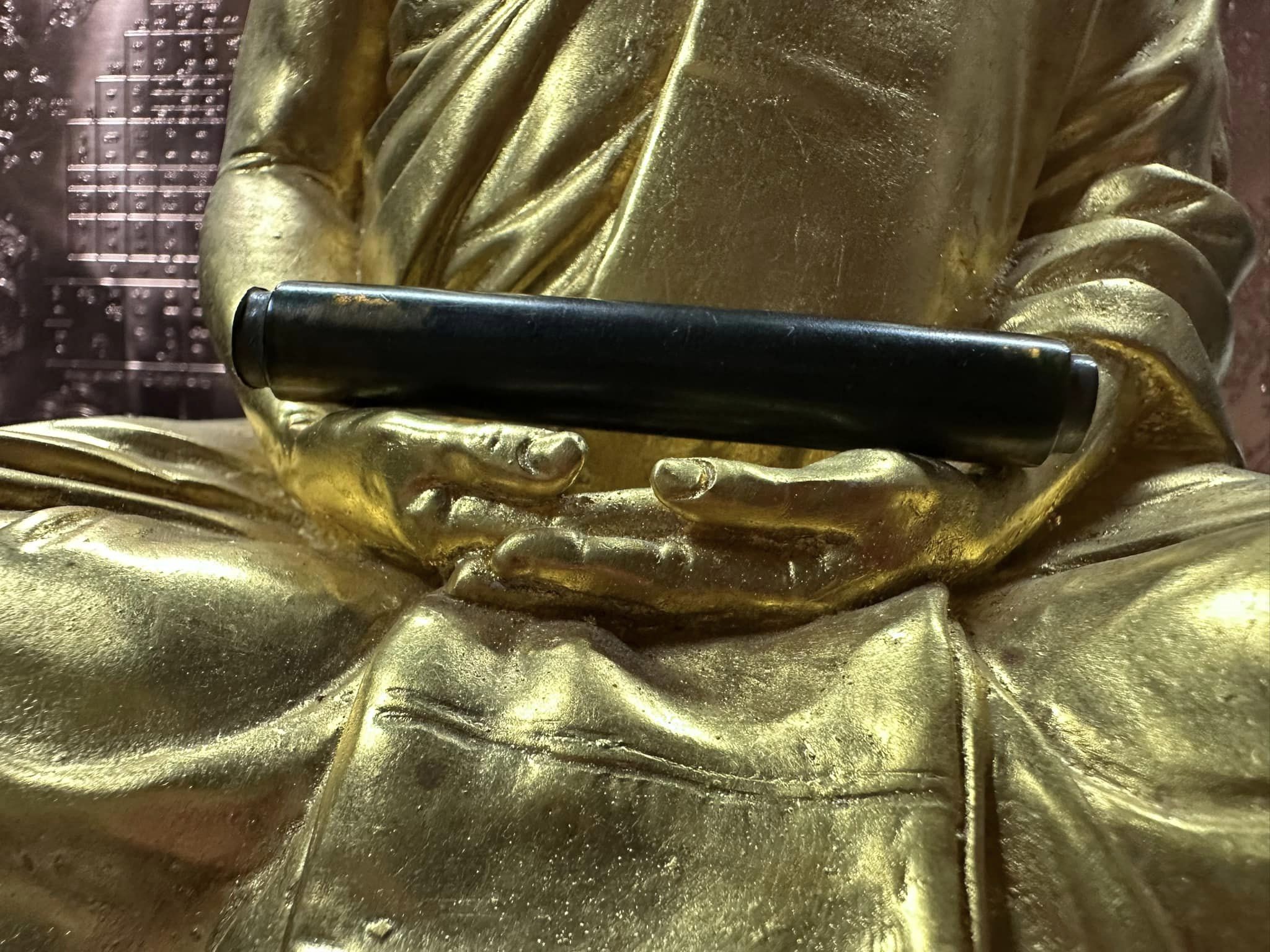 ตะกรุดพญานกยูงทอง (เนื้อตะกั่ว) วัดอุทยาน ปี ๖๕ หลวงพ่อเล็กวัดท่าขนุนพุทธาภิเษก