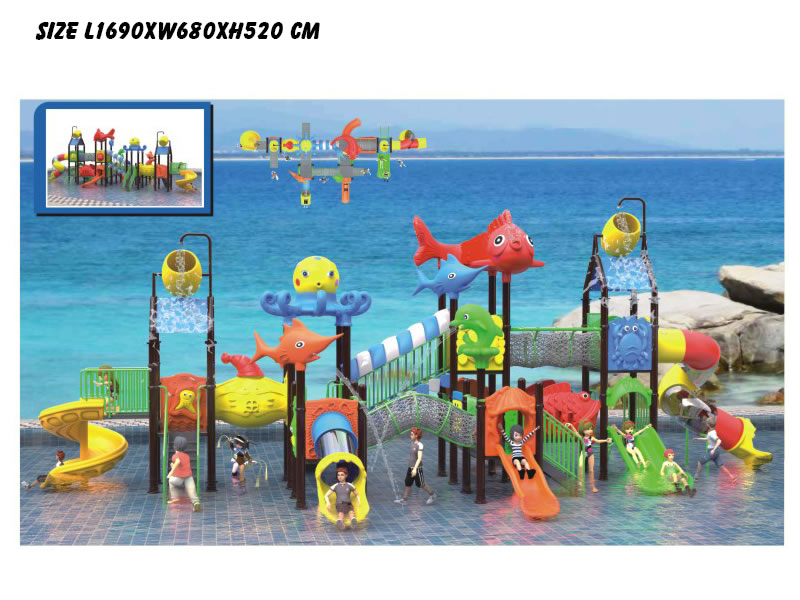 DS - W10 เครื่องเล่นสวนน้ำ10 680*1690*520