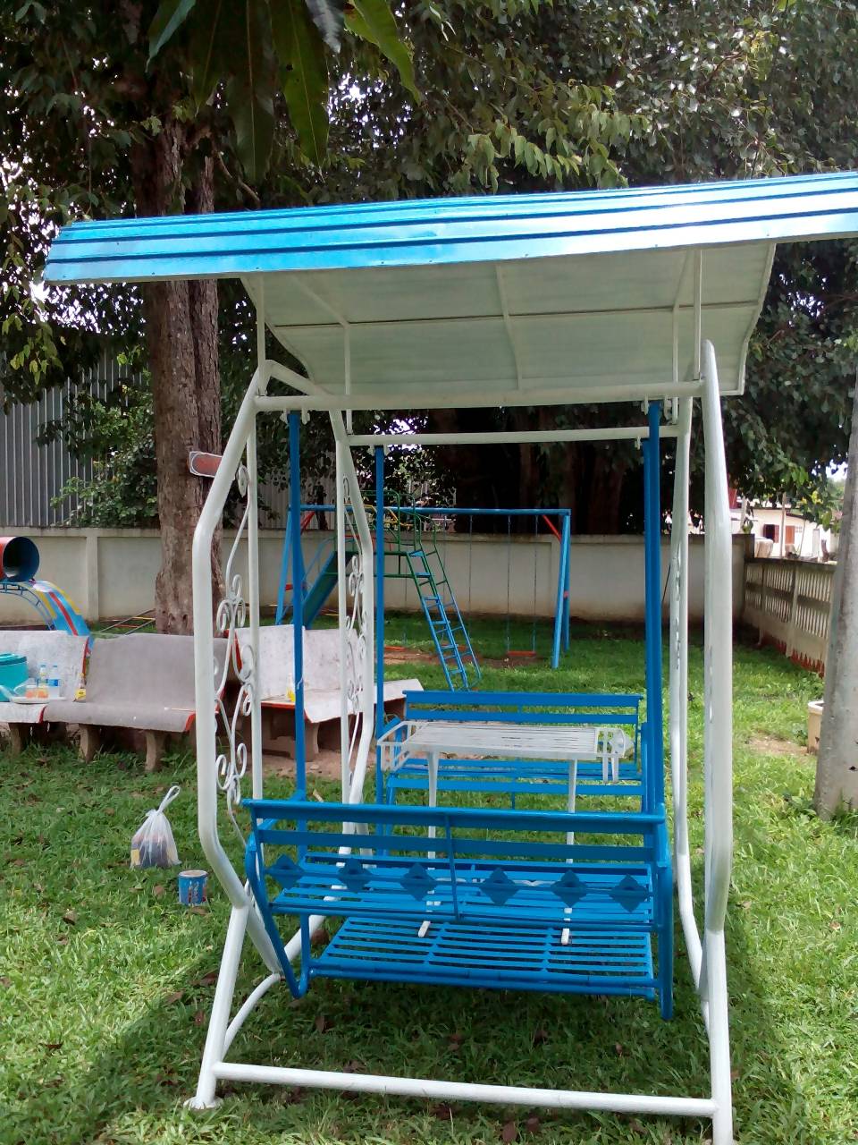 รหัส PG ผลงานติดตั้ง (อบต.จอมศรี อ.เชียงคาน จ.เลย) เครื่องเล่นสนามกลางแจ้งสำหรับเด็ก