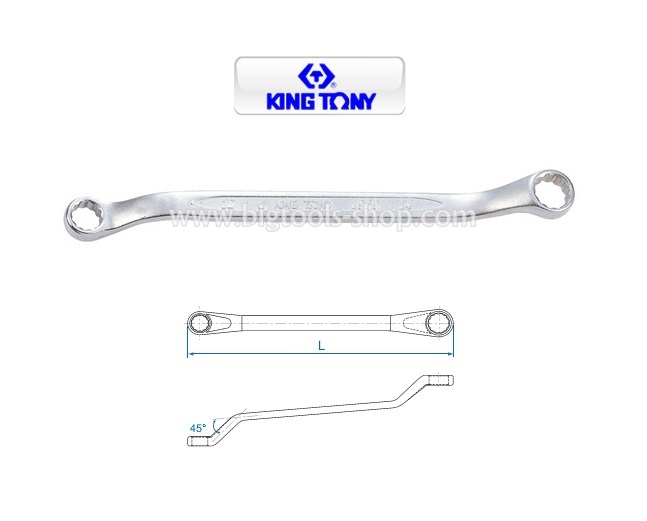 คิง โทนี่ : ประแจแหวน คอ 45 องศา King Tony : 45 Degree Offset Ring Wrench (1960)
