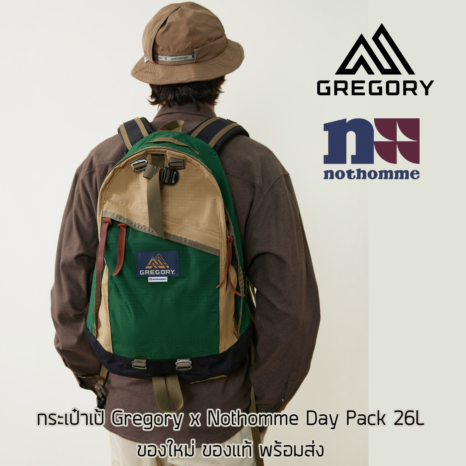 กระเป๋าเป้ Gregory x NotHomme Day Pack 26L ของใหม่ ของแท้ พร้อมส่งจากไทย