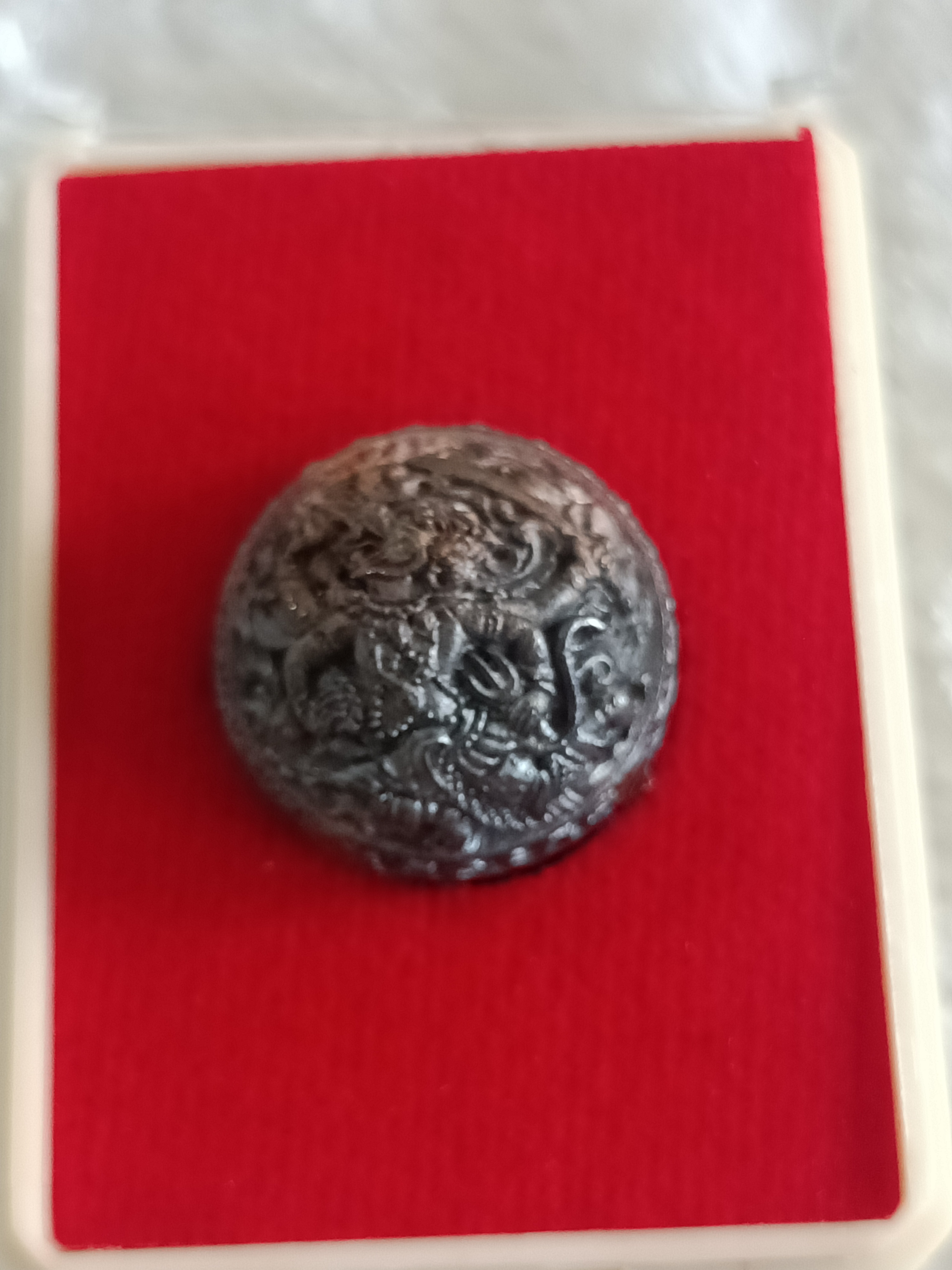 ปรอทกรอ พระราหู (เครื่องรางเตือนภัย) เขาอ้อ อ.เปลี่ยน