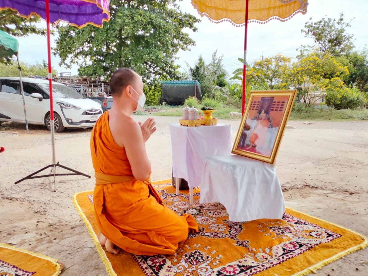 พระรัศมีเนื้อเงิน (ชนวนมหาสะท้อน) สำนักสงฆ์เกาะพระฤาษี