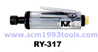 RY-317 เครื่องเจียรลม พร้อมปากจับแกน 6 มม. Air angle die grinders