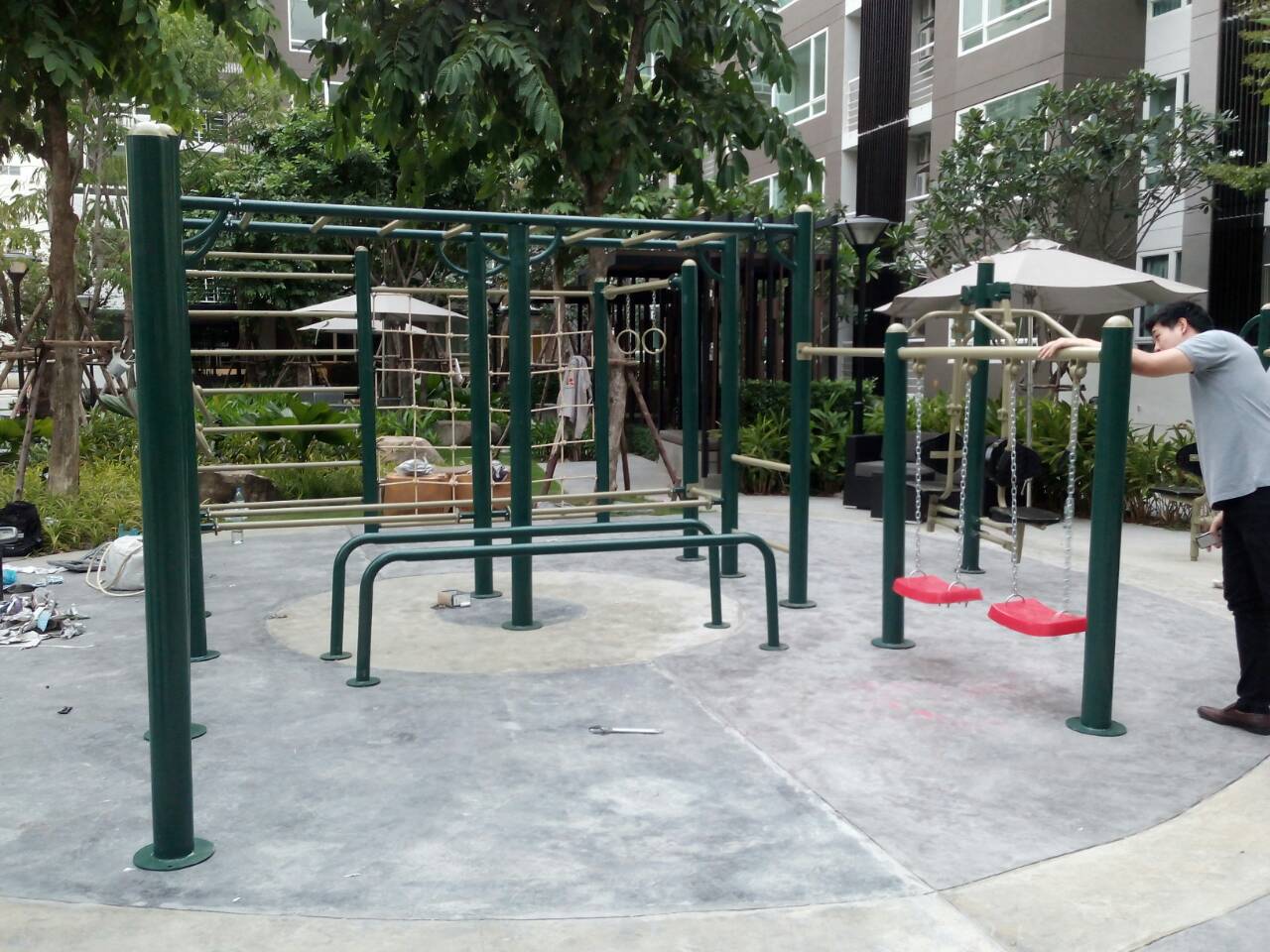 เครื่องออกกำลังกายกลางแจ้งบ้านฉาง