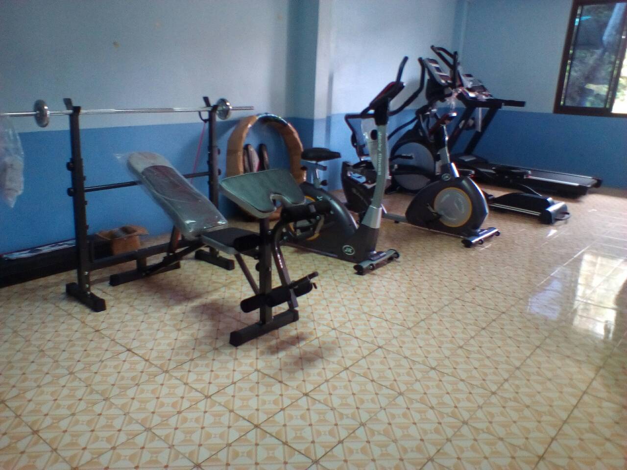 รหัส IND ผลงานติดตั้ง (บ้านห้วยยอด หมู่3 จ.ตรัง) เครื่องออกกำลังกายฟิตเนสในร่ม-03