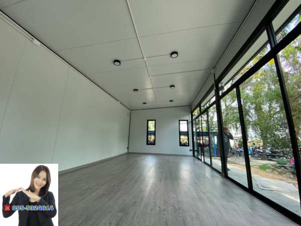 ออฟฟิศสำเร็จรูป บ้านสำเร็จรูป ขนาด4.00x8.00 เมตร