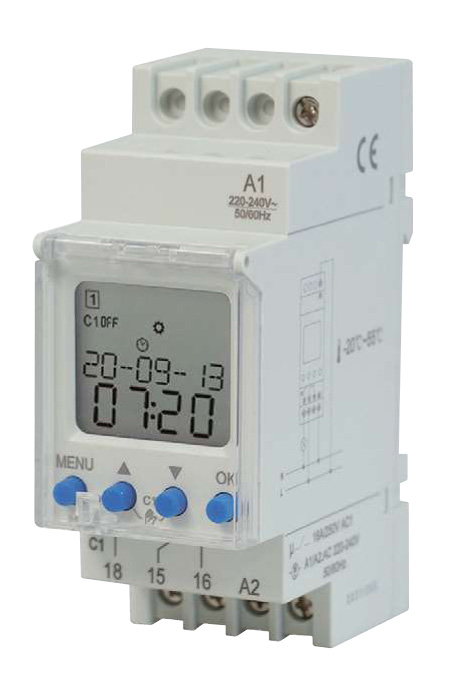 KTS-10 DIGITAL WEEKLY TIME SWITCH