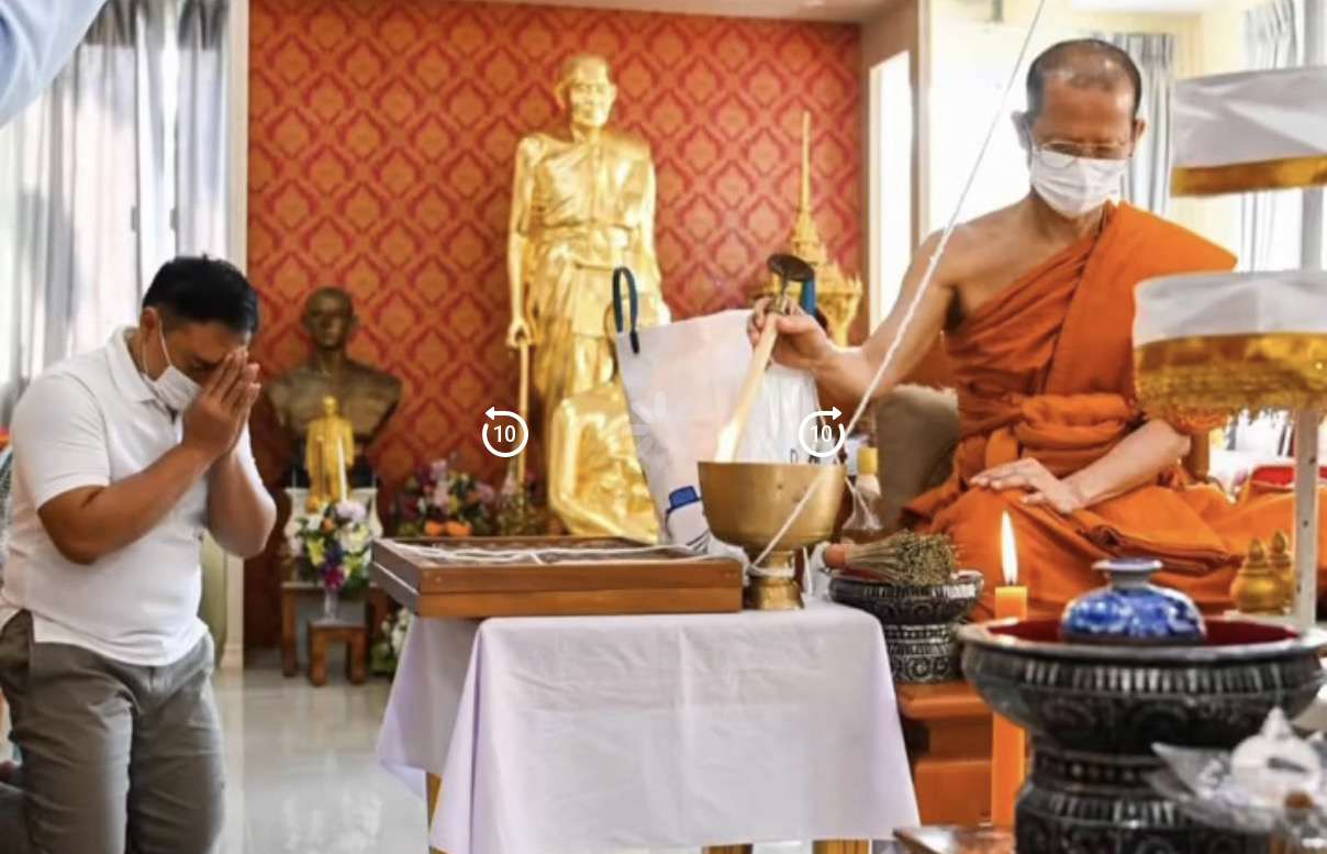พระชุด 3 องค์ พระมหาลาภ คำข้าว คำหมาก หางพลู พุทธาภิเษกหลายวาระ