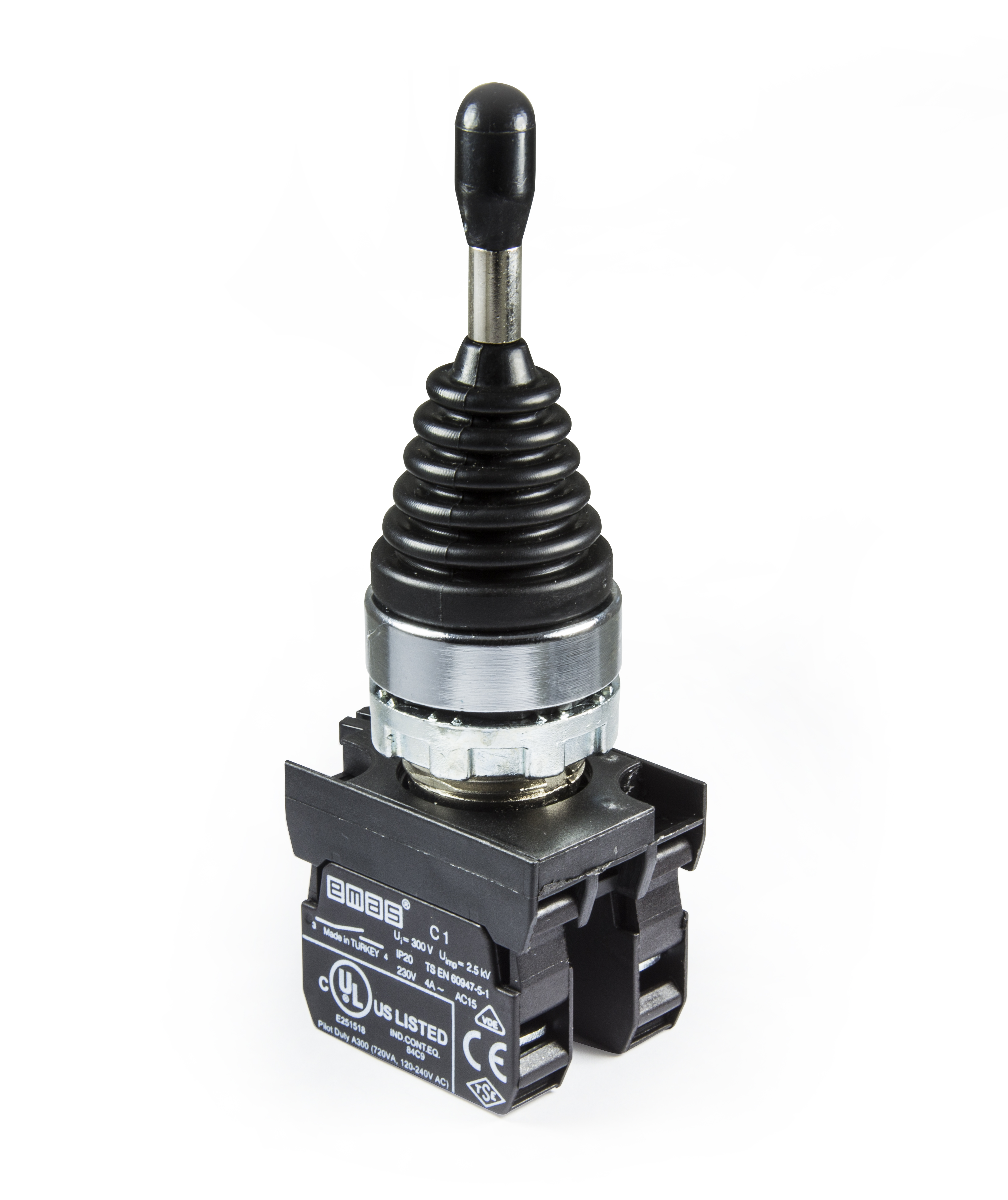 Joystick CM101DJ21 Spring Return 2 Position EMAS