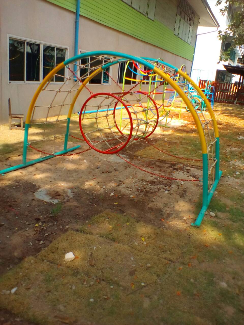 รหัส PG ผลงานติดตั้ง (อ่าวอุดม) เครื่องออกกำลังกายเด็ก