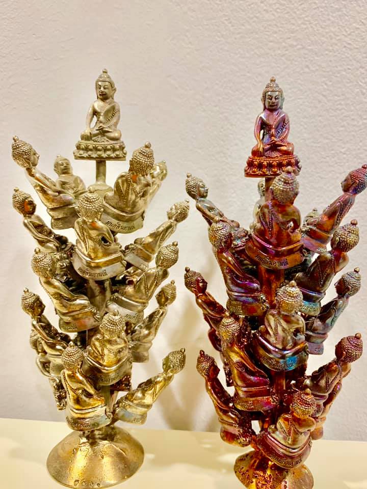 พระสมเด็จแหวกม่านโรยผงพระกริ่งจินดามณีมนต์พระกาฬ ลพ.เล็กเททอง เข้าพุทธาภิเษกวัดท่าขนุน