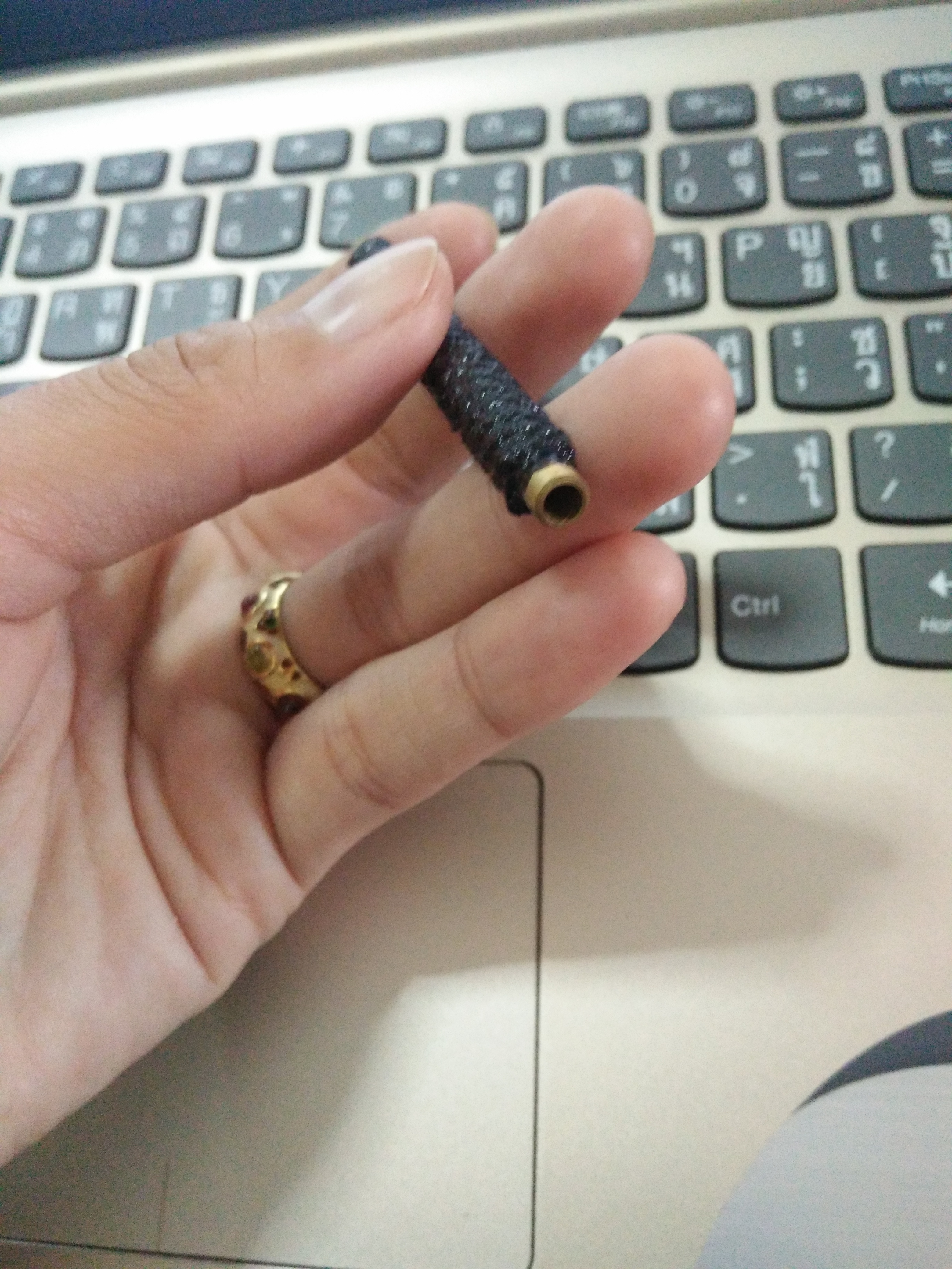 ตะกรุดโสฬสมงคล รุ่น 100 ปี หลวงตาวาส no.589 (ด้านในบรรจุเกศา)