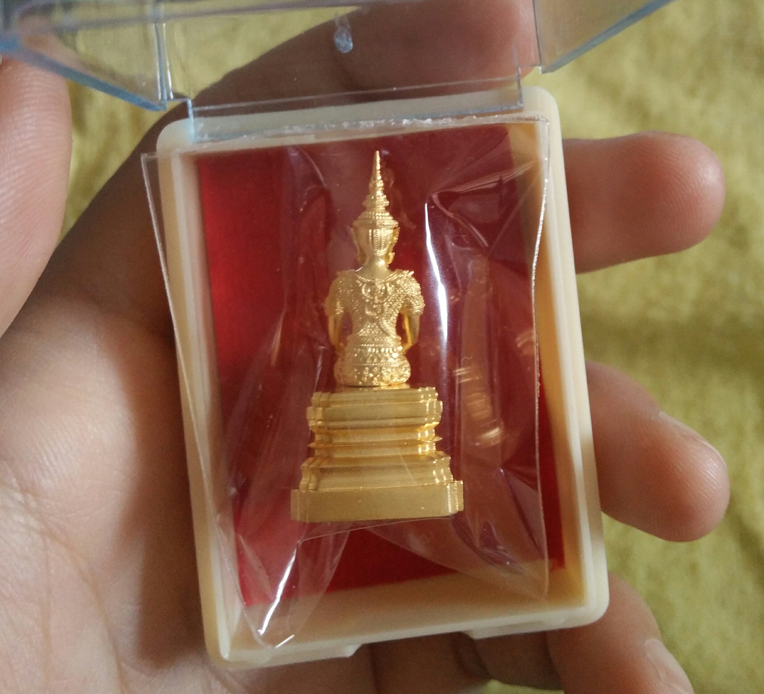 สมเด็จองค์ปฐมปางพระวิสุทธิเทพ ชุบทองคำแท้ วัดแม่สะลาบ