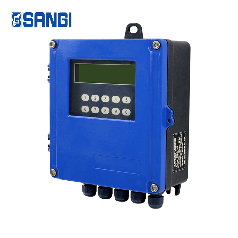 7.6.5. มิเตอร์วัดการไหลแบบอัลตร้าโซนิกชนิดติดผนัง ยี่ห้อ SANGI SG-QTDS-100F-W-M2-xx-x-x-5-N-0/DN50-DN700 (Wall Mounted Ultrasonic Flow Meter)