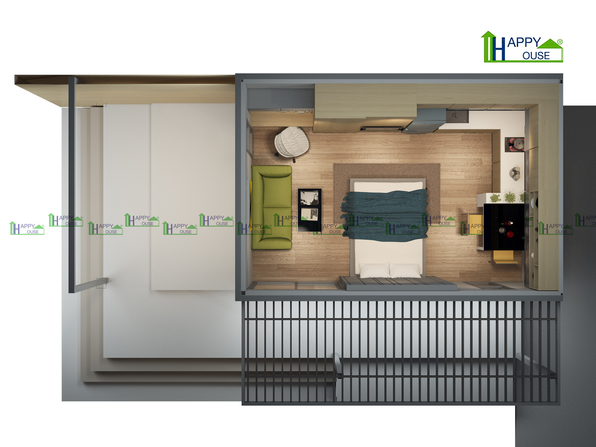 บ้านน้อคดาวน์ บ้านสำเร็จรูป สร้างออฟฟิศ ms-09