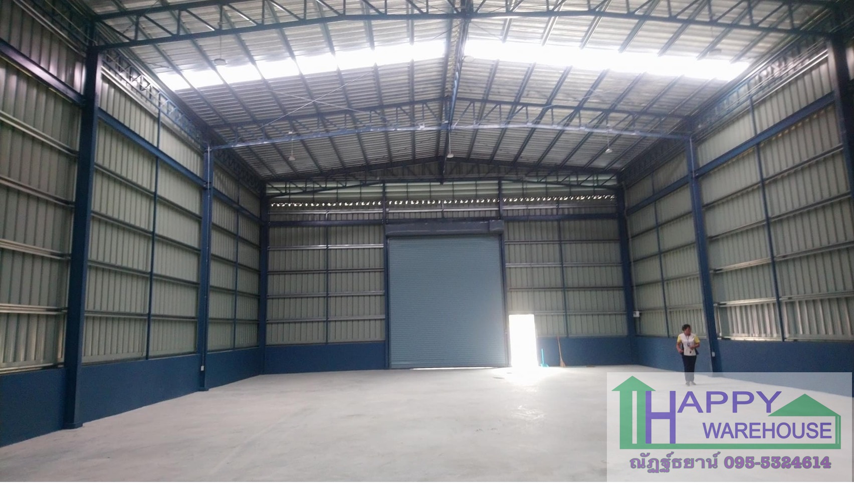 รับสร้างโกดัง เพชรบุรี ขนาด15x30x8.00 เมตร