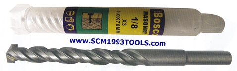BOSCO ดอกสว่านเจาะคอนกรีตเหล็กเหนียว ยาว 8 นิ้ว ROTO PRECUSSION DRILL BITS