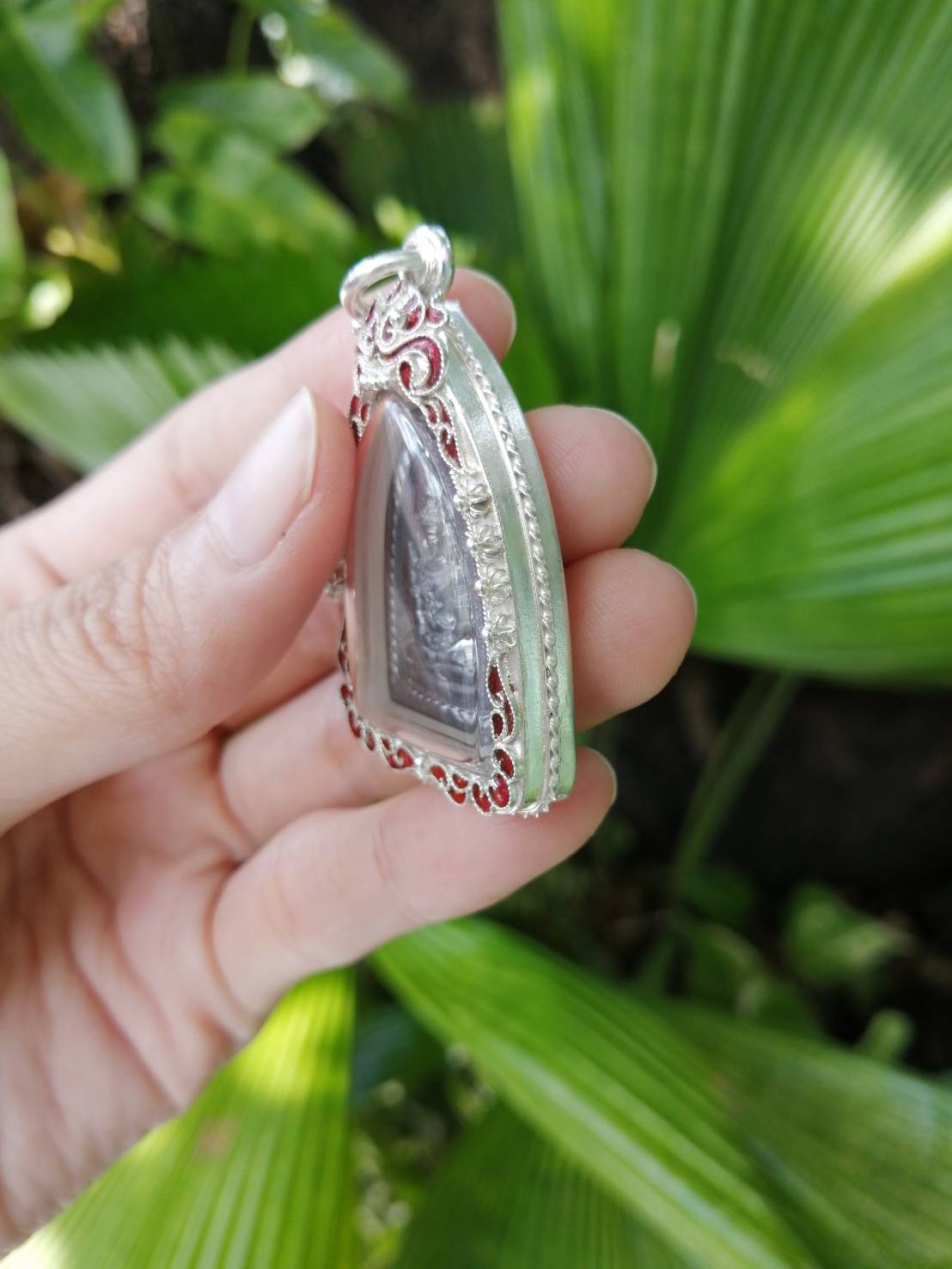 พระสมเด็จพลิกชีวิตเลี่ยมเงิน วัดท่าขนุน (ภาพแทน)