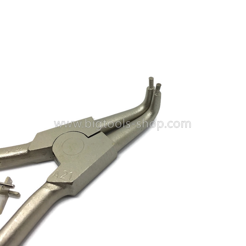เฮก้า : คีมถ่างแหวน ปากงอ Hekar : External Angled Circlip Pliers